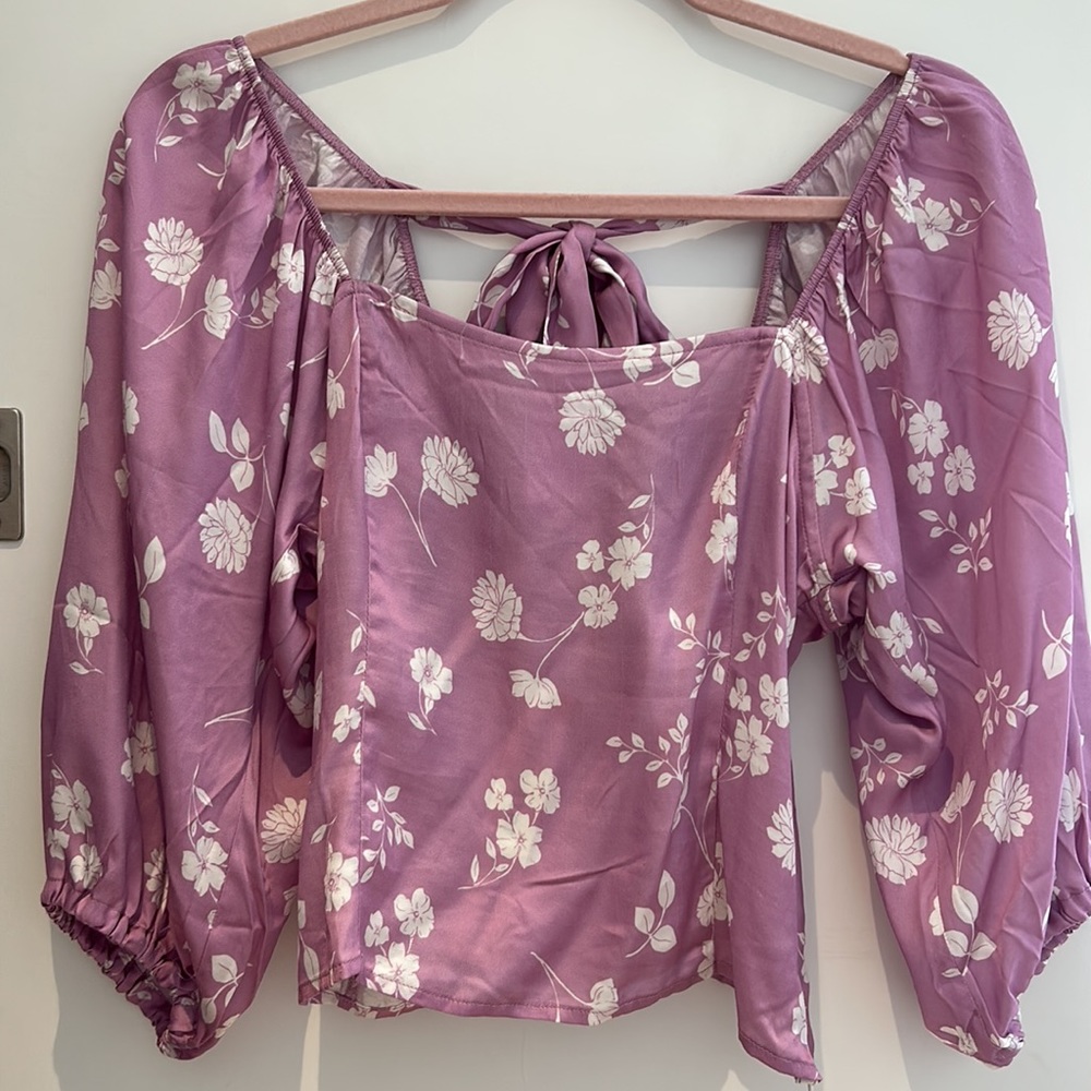 PURPLE BLOUSE